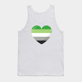 Aromantic Pride Heart Tank Top